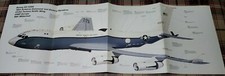 Boeing 135 Plane Poster Picture Aircraft Lrg Out of Print Wall Art Display    
