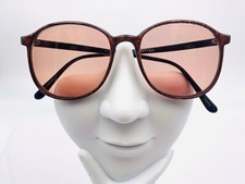 Vintage Paul Michel Sterling Optical Black Brown Oval Sunglasses FRAMES ONLY