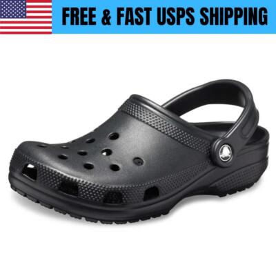 Crocs Unisex Adult Classic Slip On Sandals Ultra Light Water Friendly Clogs