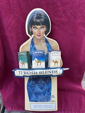 Vintage Camel Cigarettes Store Advertising Display Turkish Blend