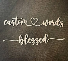 Custom Wood Names Sign Letters for Nursery Sign Crib Sign Nursery Decor Letters 