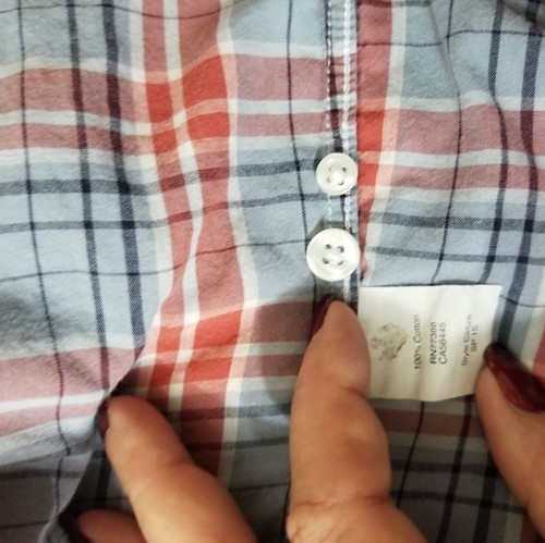 J. Crew plaid slim fit abbottonato uomo XS - Foto 5 di 5