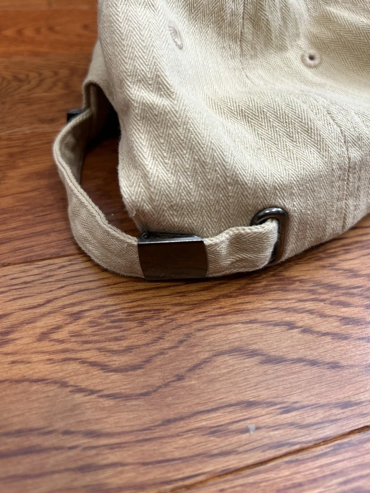 Sombrero beige caqui con hebilla Obey con bordado naranja talla única 100 % algodón Foto 4 de 4