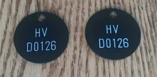 Custom Engraved Anodized Aluminum Valve Tags