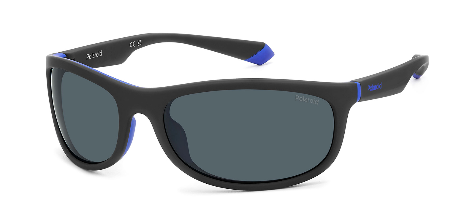 Polaroid PLD 2154 Matte Black Blue Unisex Sunglasses 64 17 130-image