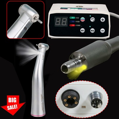 Woodpecke Style Dental Brushless Electric Micro Motor+1:5 Contra Angle Handpiece