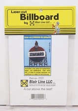 Blair Line 2522, Standard Oil Rooftop or Roadside Billboard Wood Sign Kit HO-S-O