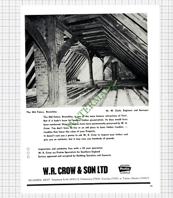 9306) The Old Palace Brenchley WR Crow & Son - um 1968 Steckling