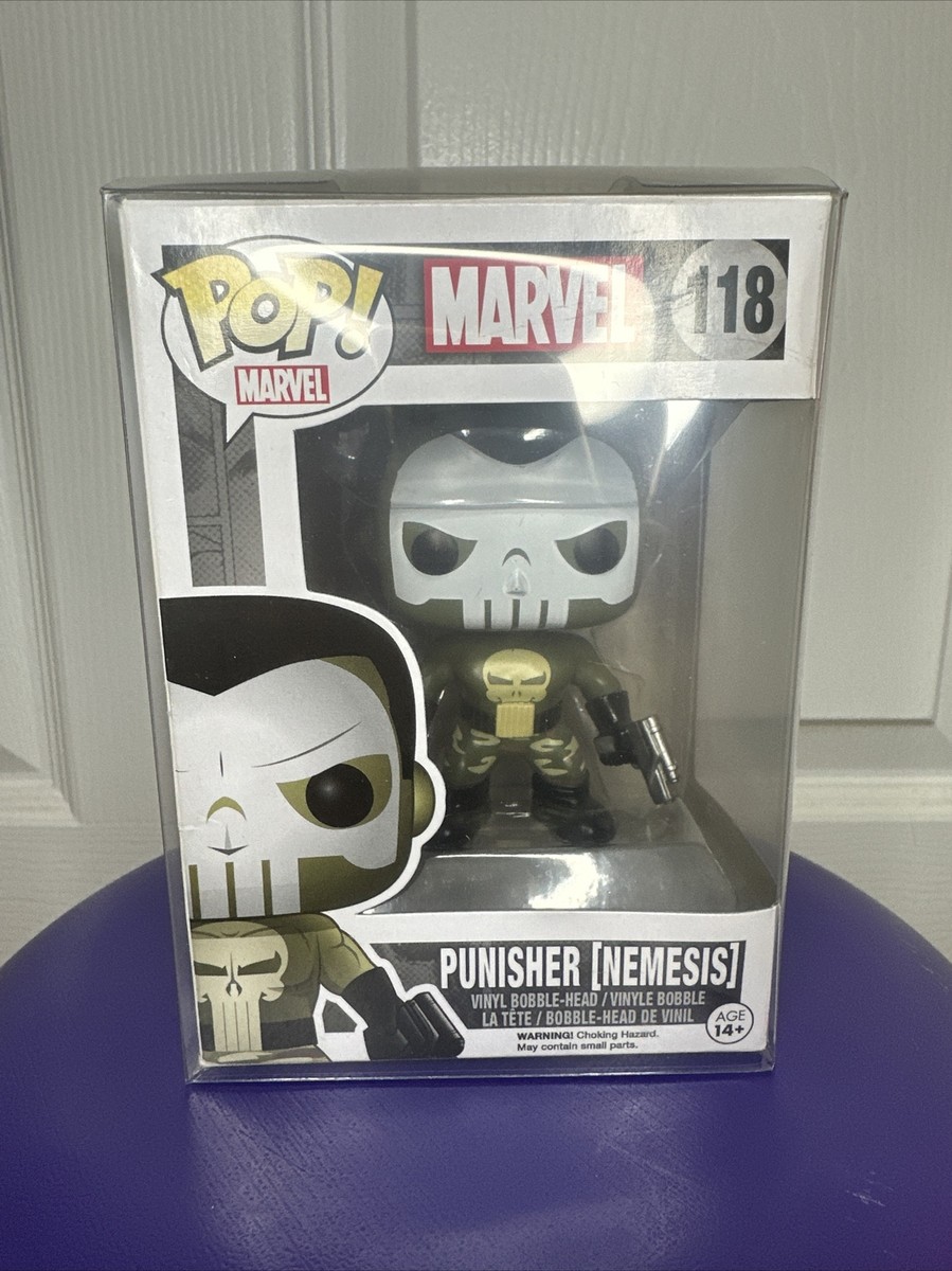 POP! Funko Marvel Punisher Nemesis Vinyl Figure w/ Protector #118