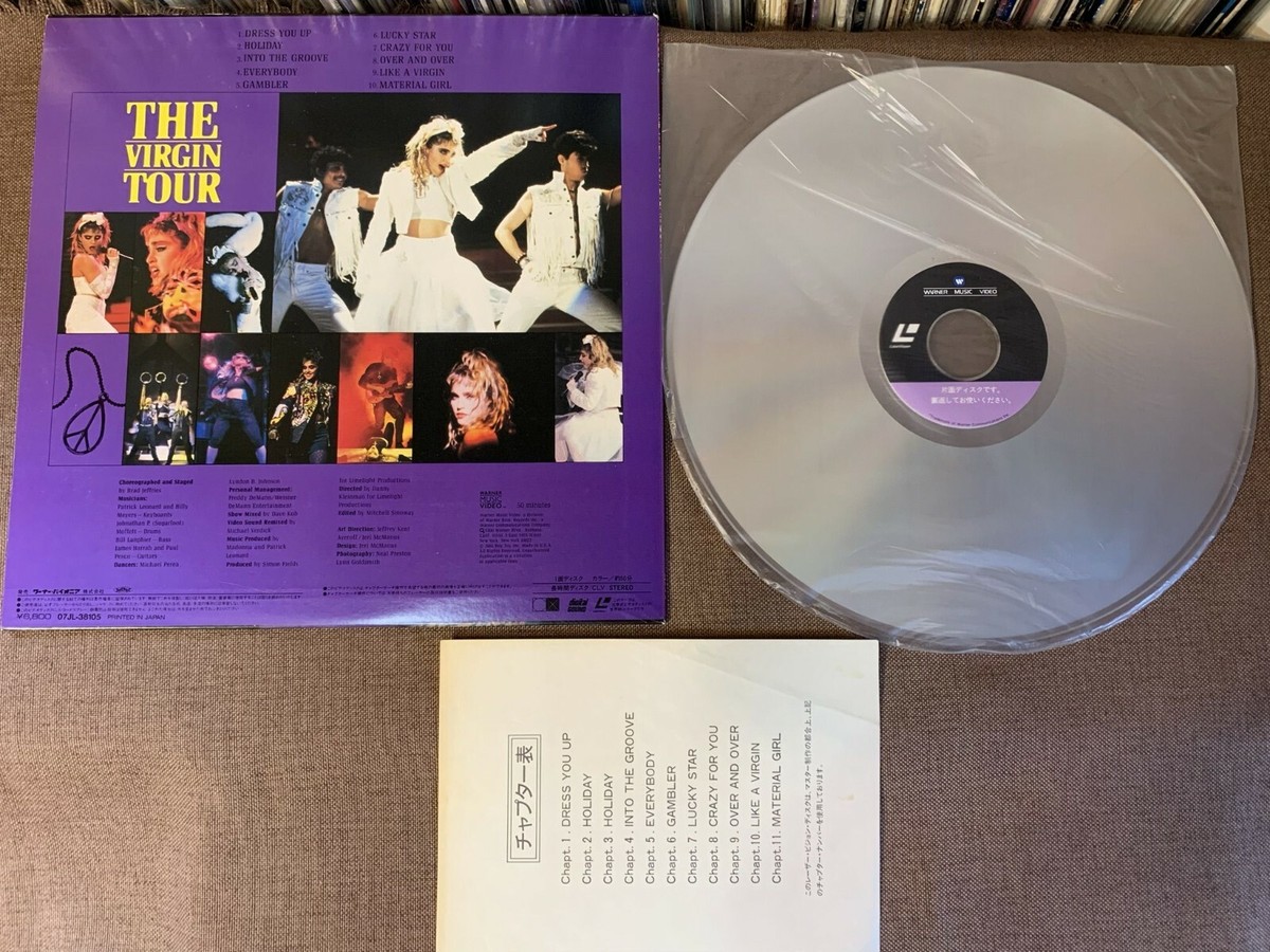 Madonna The Virgin Tour 限定版 レコード MADONNA Laserdisc