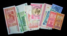 25 Different world banknotes-money currency bills