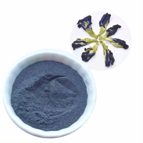 100% Natural Butterfly Pea Flower Powder High Quality Herbal Tea 50g~500g