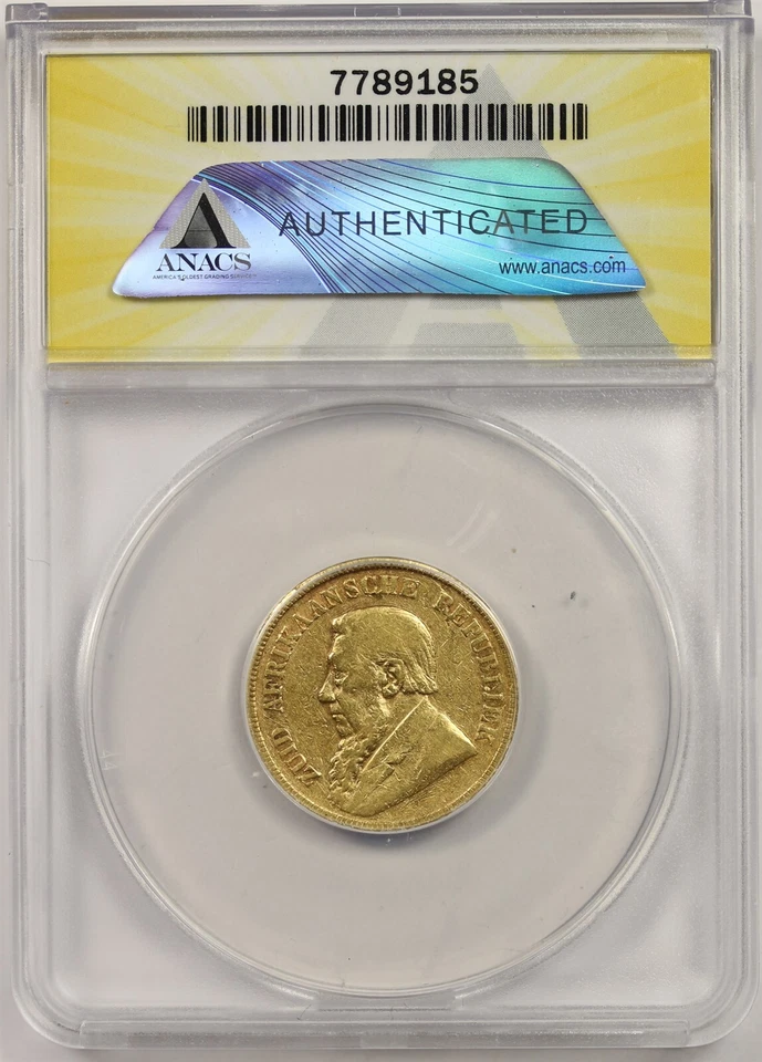 1893 South Africa ANACS VF 25 Gold Pond - Image 2 of 4
