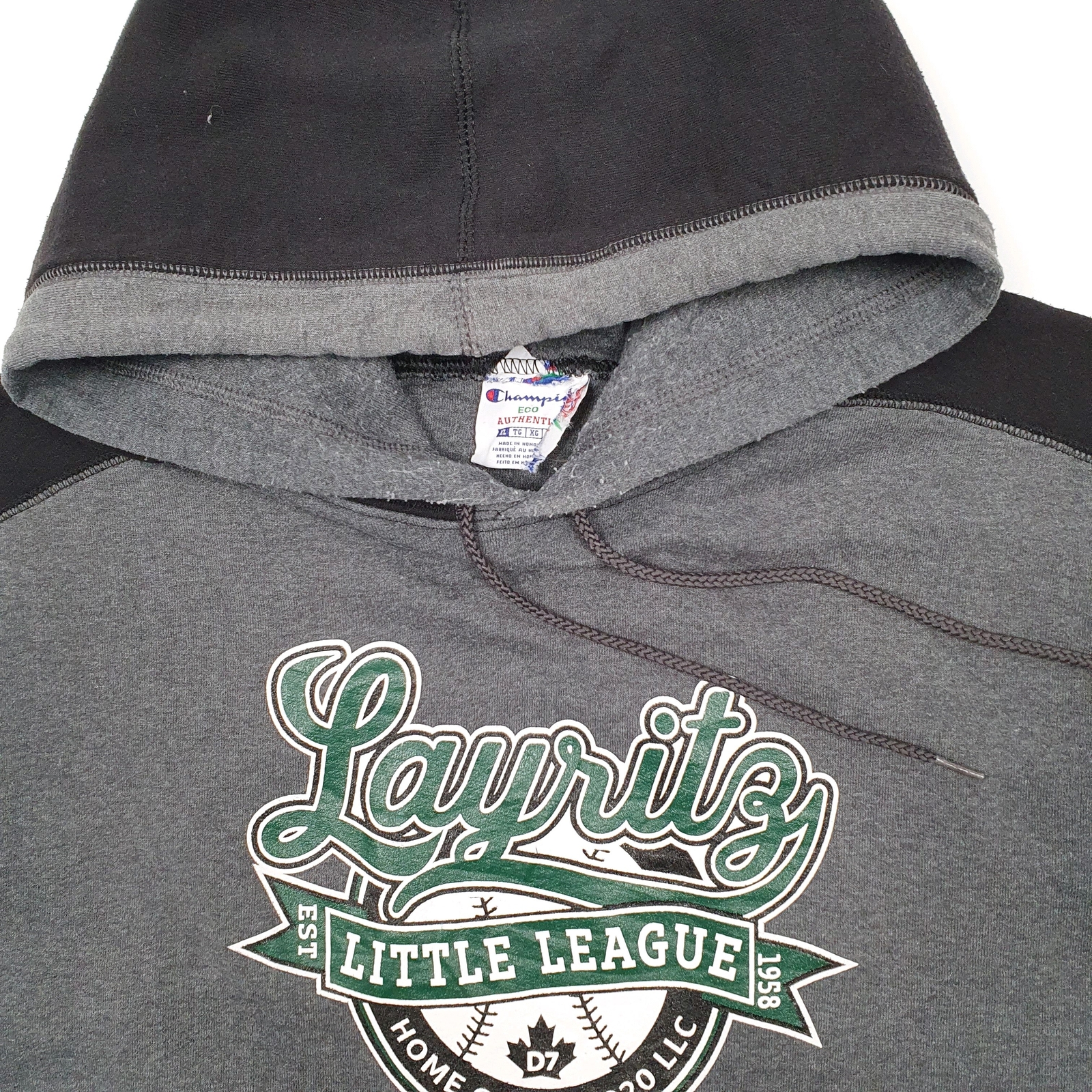 CHAMPION Hoodie Little League Baseball Canada Jumper Sweatshirt Mens XL image 2