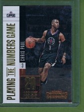 17-18 Panini Contenders Playing the Numbers Game Chris Paul #7 LA Clippers