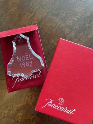 Baccarat ノエルオーナメント 1987 1987 BACCARAT CRYSTAL
