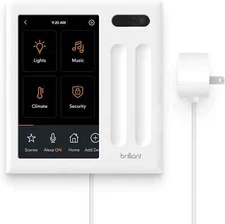 New Brilliant Smart Home Control Panel 2-Switch Plug-In Model Low Voltage $450