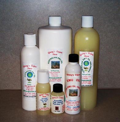  PURE  AUSTRALIAN  EMU  OIL /   FREE SHIPPING  / 1  Oz  to 128  Oz. SIZES / SALE