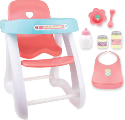 - for Keeps Playtime! | Baby Doll High Chair | Fits Dolls up to 17'' | Sturdy ...