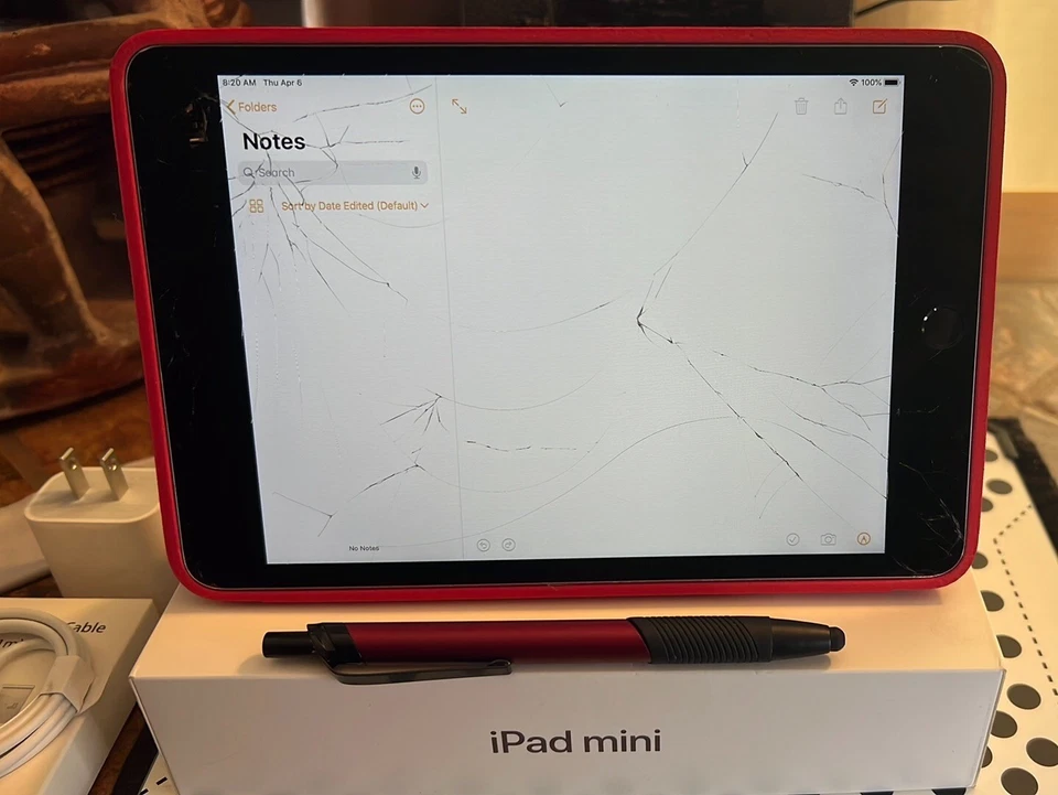 Apple iPad mini 4 (32gb) Wi-Fi (A1538) Fractured Display {iOS13}86% JAILBREAK - Image 3 of 4