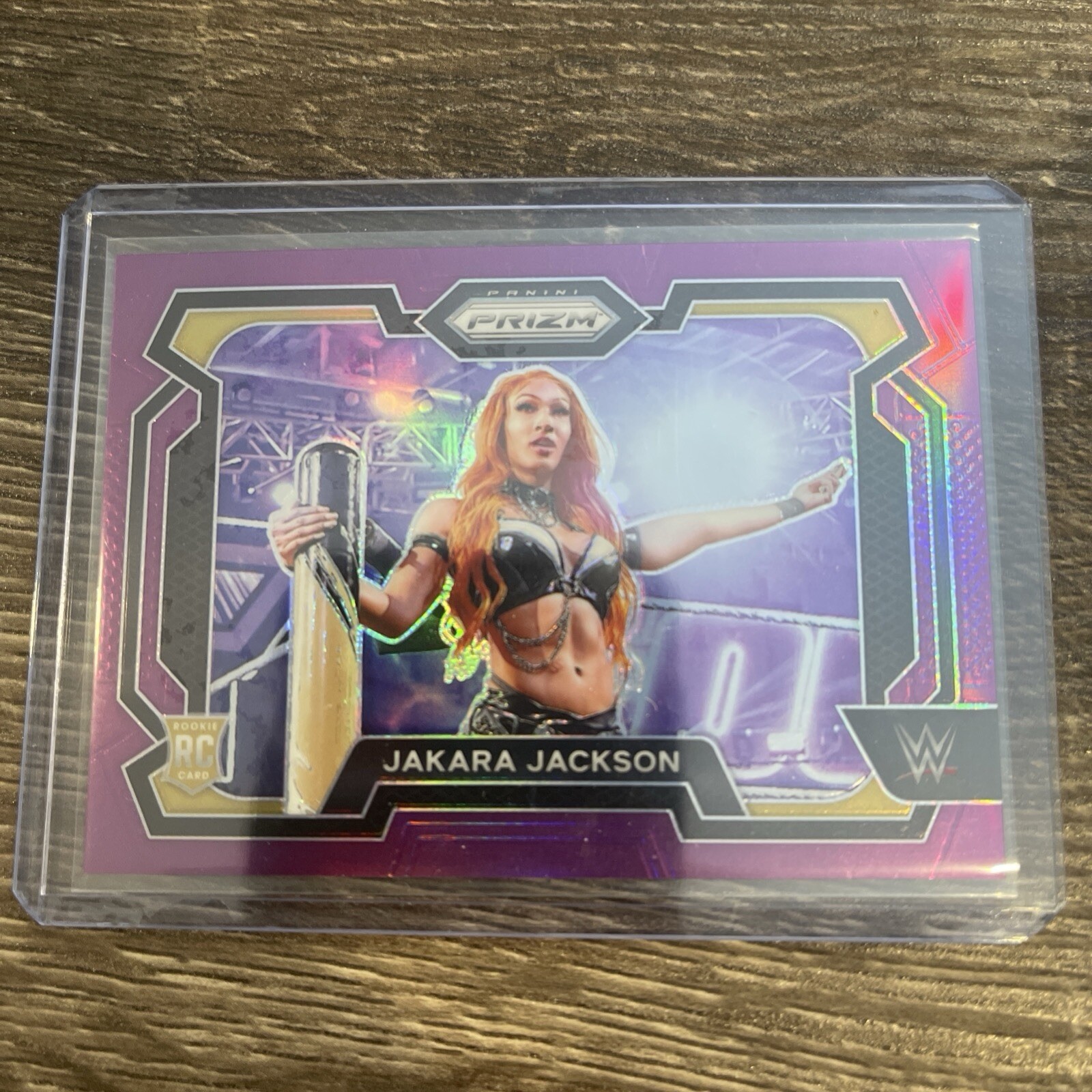 JAKARA JACKSON 2024 PANINI PRIZM WWE ROOKIE PURPLE RC 82/149 NXT SMACKDOWN RAW