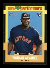 2020 Topps Heritage New Age Performers Yordan Alvarez RC #NAP-2  Astros Rookie
