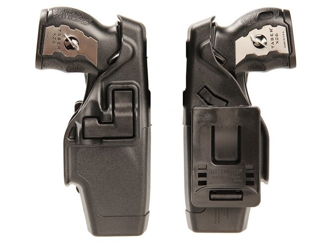 BlackHawk CQC Serpa Holster Stun Gun 44HT03BKL Fits Taser 7 Left Handed