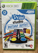 uDraw Studio Instant Artist Microsoft Xbox 360 Video Game Complete w/ Manual CIB