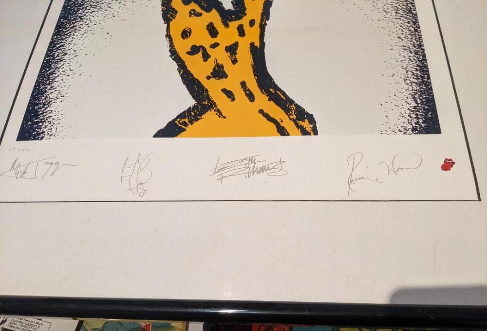 Rolling Stones Voodoo Lounge Limited Edition Print 2090/5000