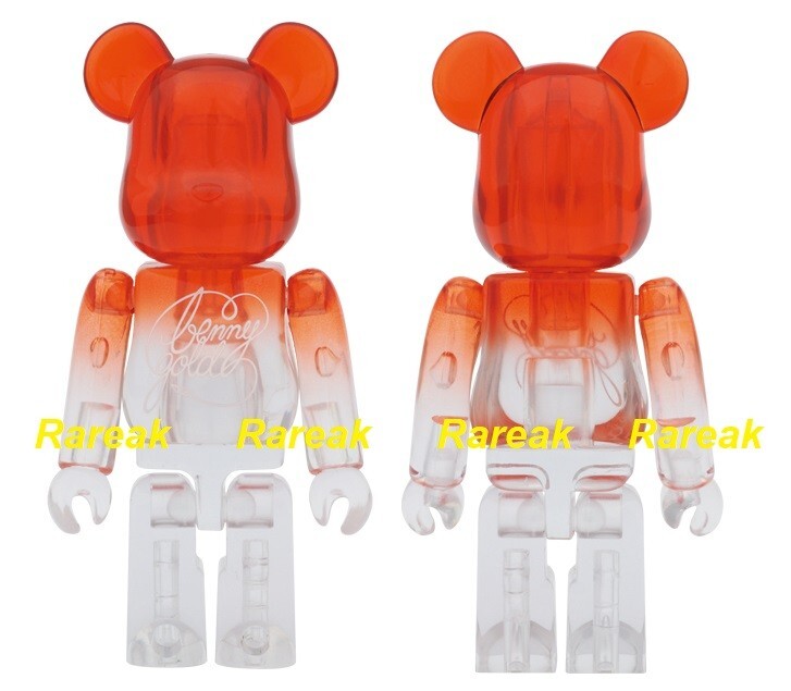 Medicom bearbrick Benny Gold the San Francisco Fog Half Jelly 100 