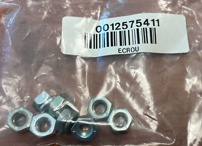 2x Fiat Stop Nut DIN 985 M 6 (12575411) for Alfa Romeo, Fiat, Lancia