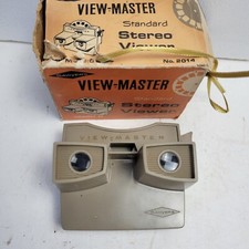 View-Master Viewer model G  2014 in damaged box Beige Original 1962