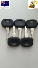 5 x 14603 Ignition Keys suit Volvo Mini Excavators Linde Forklifts  FREE POST