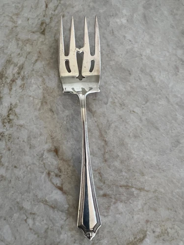 Antique Sterling Silver Plymouth Gorham Buffet/Cold Meat Serving Fork