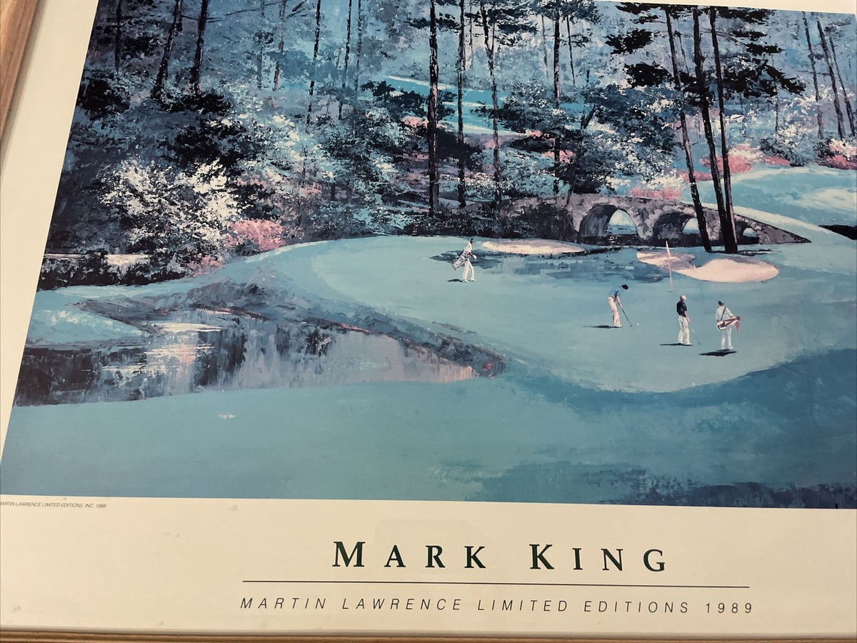 ヒロヤマガタ　MARIN LAWRENCE LIMITED EDITIIONS MARK KING 1989Limited Edition Martin Lawrence Golf Course