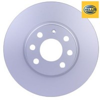 2X Bremsscheibe Hella 8DD355127-731 2 Bremsscheiben Vorderachse Vorne FüR Opel