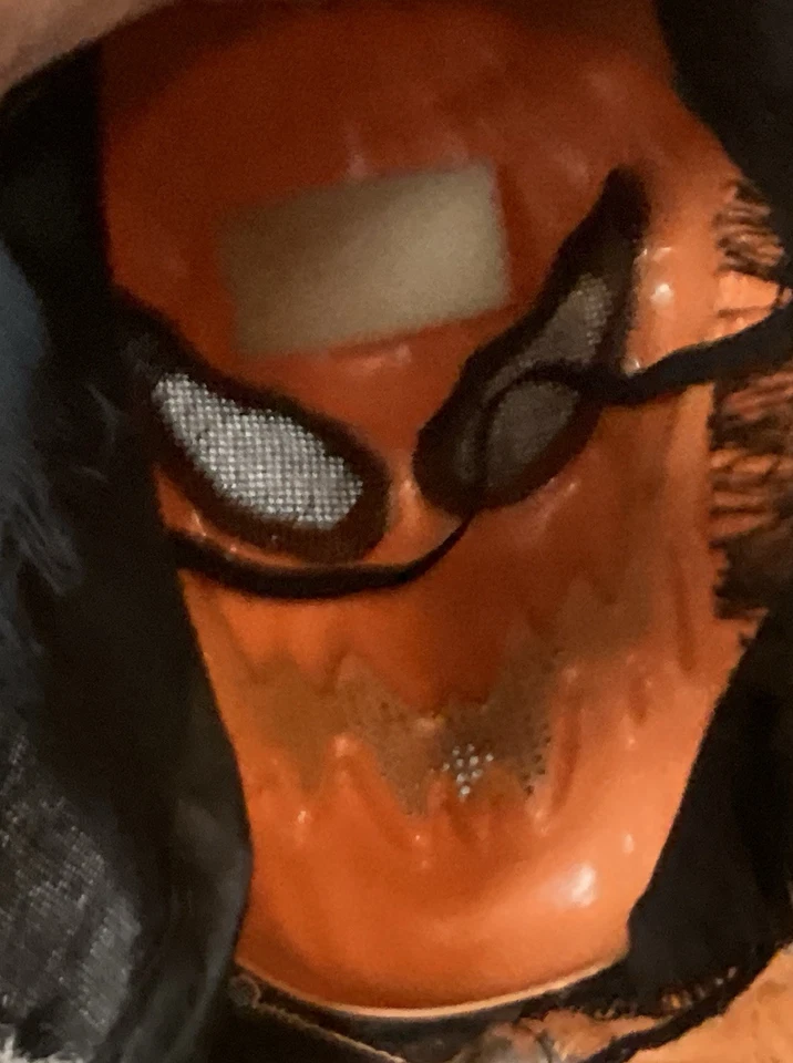 Hyde And Eek Pumpkin Scarecrow Burlap Mask Halloween One Size Scary - Image 4 of 4