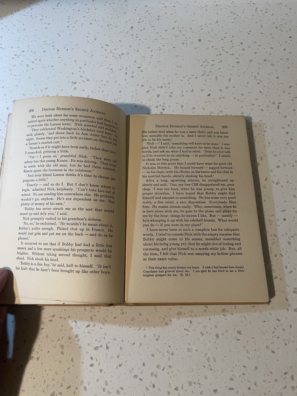 Dr. Hudson‘S Secret Journal By Lloyd C Douglas 1939 Hardcover Vintage