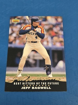 1992 Upper Deck Ted Williams' Best #T12 Jeff Bagwell Astros BASEBALL Card 7L
