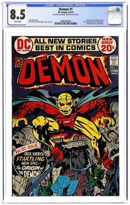#ad Demon #1 CGC 8.5 1972 4686468002 1st app. Etrigan the Demon $415.00
