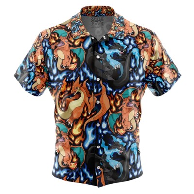 Charizard Mega Evolution Pokemon Hawaiian Shirt