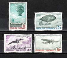Lot Gabun Mi# 501-504 ** / Geschichte der Luftfahrt