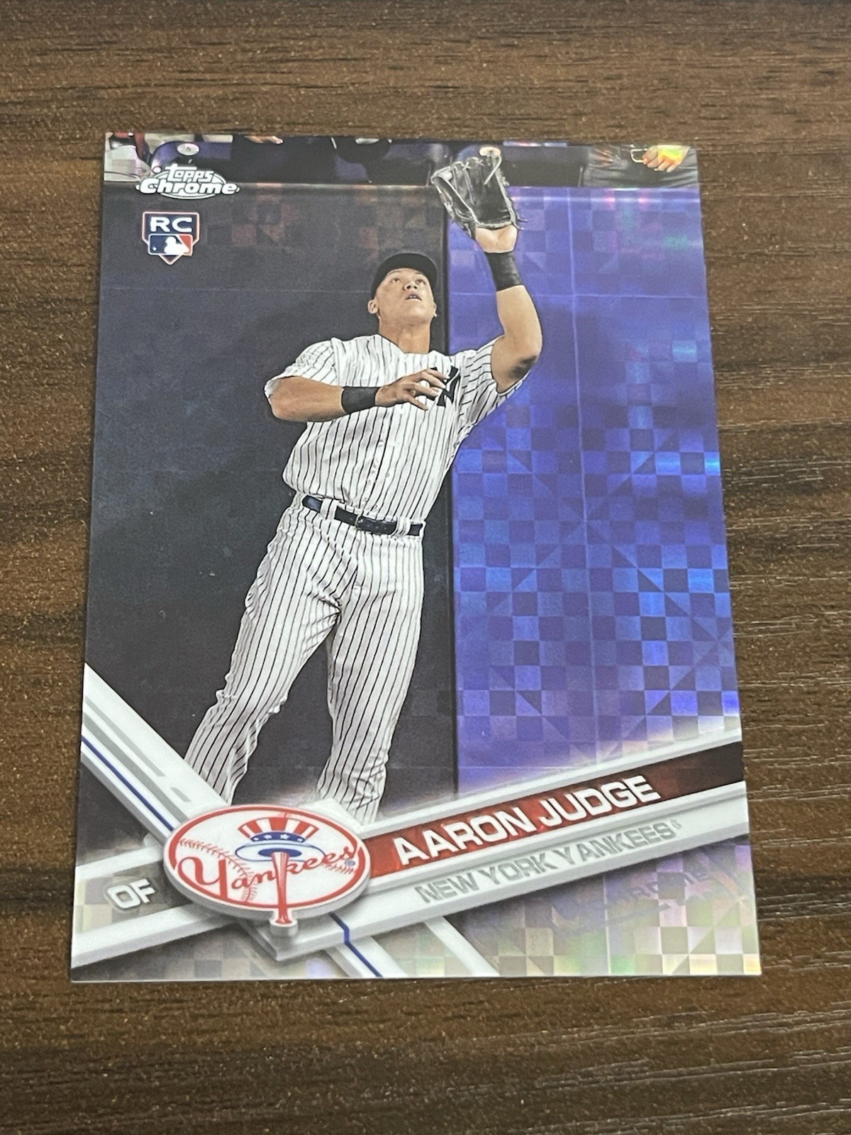 2017 Topps Chrome - Aaron Judge #169 X-Fractor (RC)