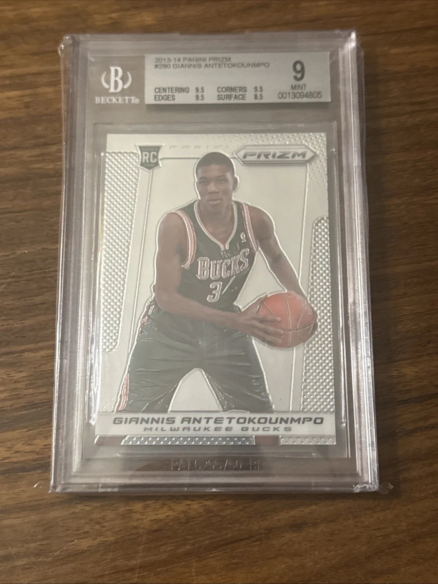 ヤニスアデトクンボ BGS9.5 True Gem 2013 プリズム ルーキー Giannis Antetokounmpo 9 Graded Basketball Sports Trading Cards for