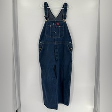 Vintage 90s Dickies Overalls Bibs Made in USA 44x32