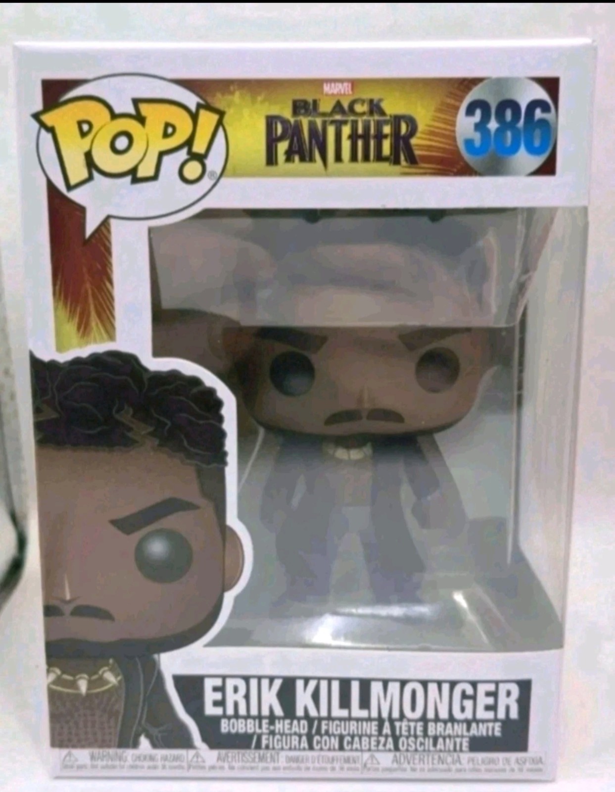 Funko POP Erik Killmonger #386 Marvel Black Panther 