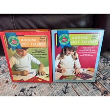 Child Guidance Educational Activity Arrow Dot To Do Booklets 1960s Kids Activity