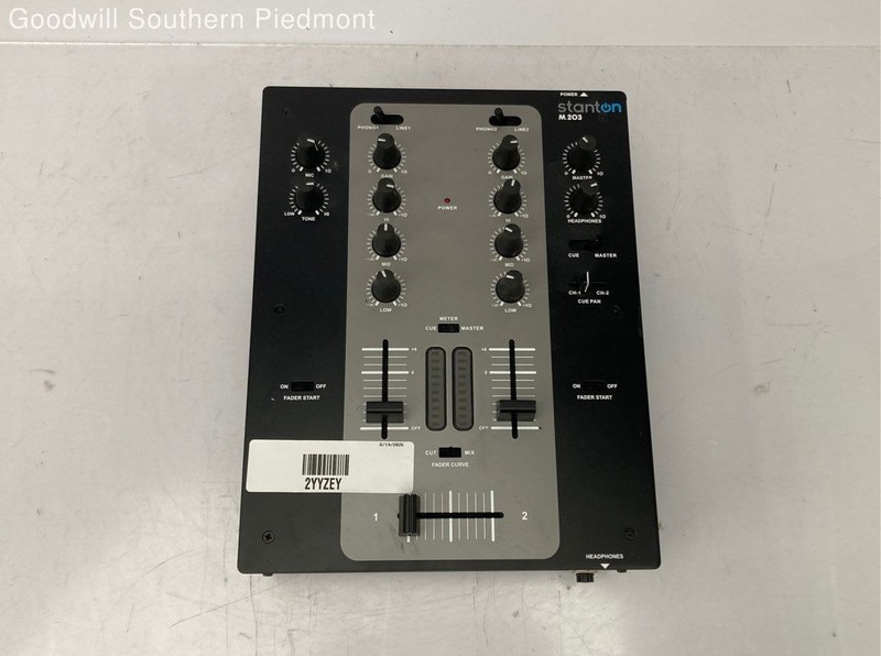 Stanton M.203 Professional 2 Channel DJ Mixer (No Power Adapter) - Parts