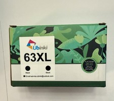 2PK 63XL Black Ink Cartridge For HP Envy 4520 4520 Officejet 3830 4650 5220+