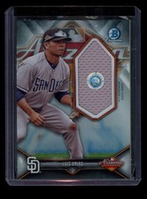 Luis Urias 2018 Bowman Chrome #AFLR-LU 2017 AFL Fall Stars Relics /99